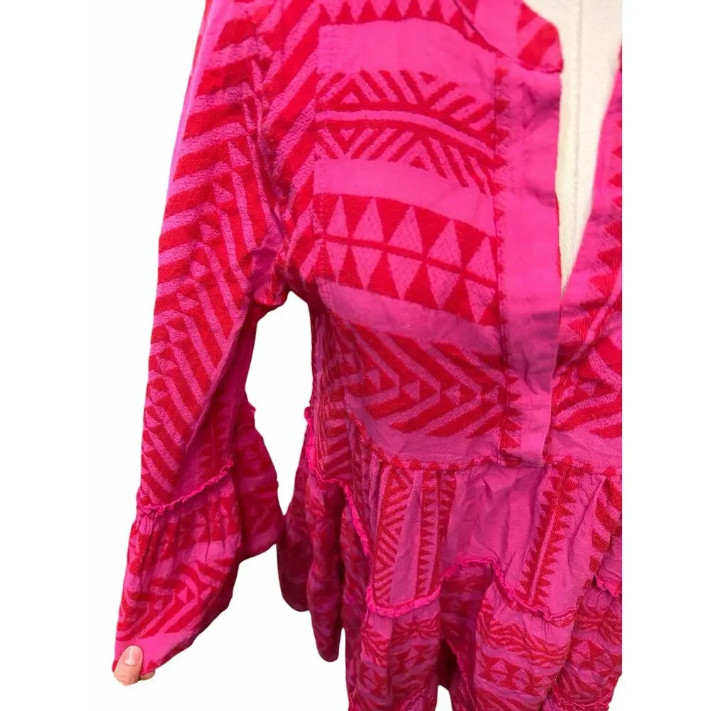 Devotion Twins Ella Dress Pink Red - Picture 5 of 8